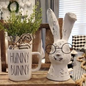 Farmhouse bunny with glasses